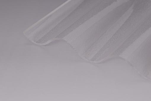 Acrylglas Lichtplatten Welle 76/18 farblos C-Struktur 3mm 