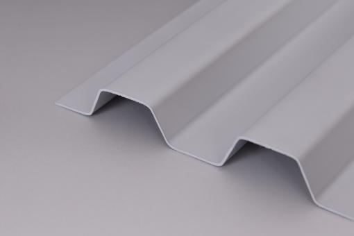 PVC Lichtplatten SOLLUX Trapez 70/18 grau 1,0mm 